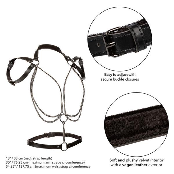 EUPHORIA MULTICHAIN HALTER HARNESS PREMIUM PLUS SIZE