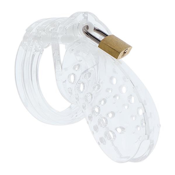 EKSTREMNA ČASTI COCK CAGE ACRYLIC PODESIV CLEAR