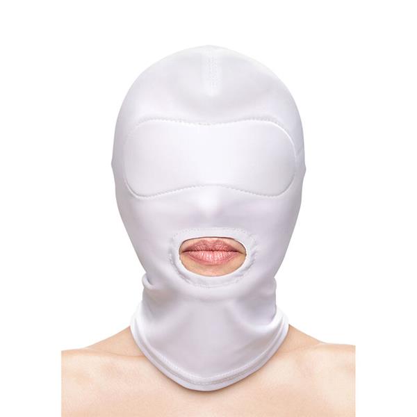 FETISH & FASHION MOUTH HOOD NYLON WHITE