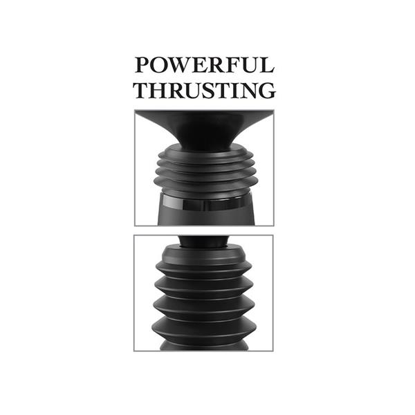 BODY DOCK THRUSTER DILDO CLAMP WITH 7 PUSH MODES BLACK