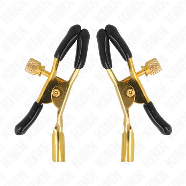 GOLD NIPPLE CLAMPS 6 CM