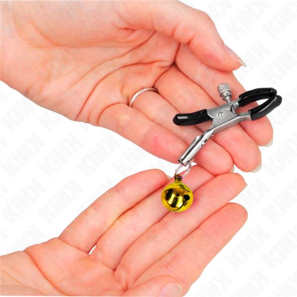 ZLATNA STEGA ZA BRADAVICE S JEDNIM ZVONOM 6 CM