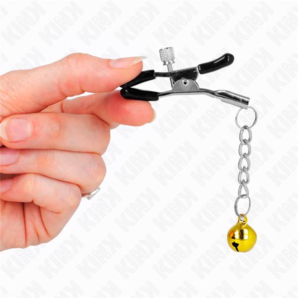 ZLATNE STEZALJKE ZA BRAVICE S ZVONČIĆIMA 6 CM