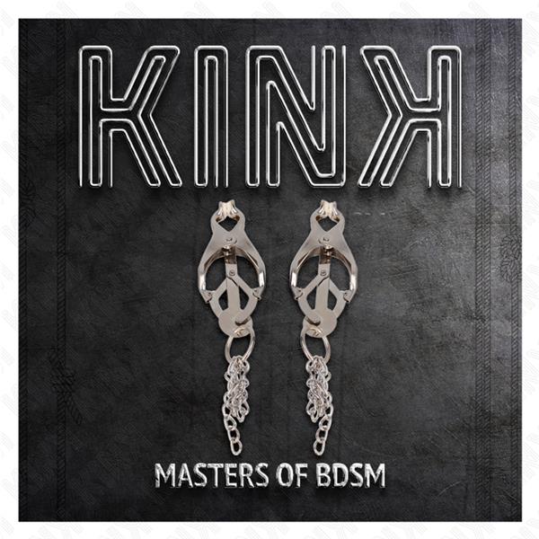 JAPANSKA DVOJNA STEZNA KLIJEŠTA ZA BRADAVICE S MALIM LANACIMA SREBRNA