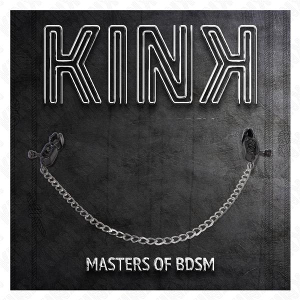 FLAT CHAIN NIPPLE CLAMPS SILVER 30 CM