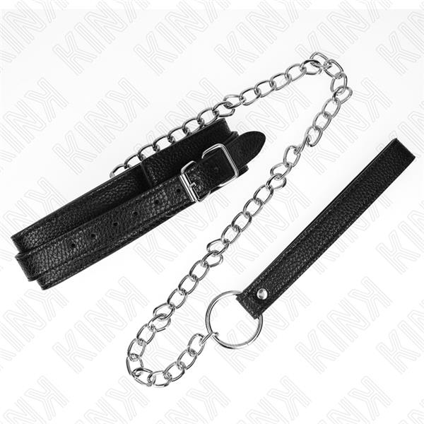 SNAKE PATTERN NECKLACE WITH LEASH 65 CM