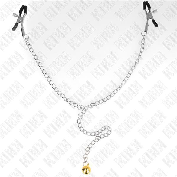 CHAIN NIPPLE CLAMPS WITH BELL 30 CM