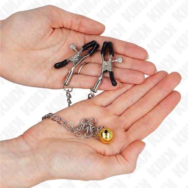 CHAIN NIPPLE CLAMPS WITH BELL 30 CM