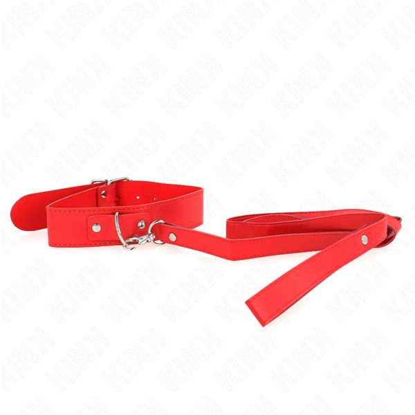 OVRATNIK S PASOM 116 CM RDEČA TRAK PRILAGODLJIV 32-50 CM X 8 CM