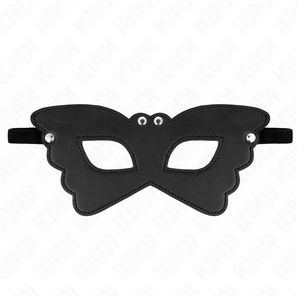 MASKA OD EKO KOŽE U OBLIKU LEPTIRA 20 x 9 CM