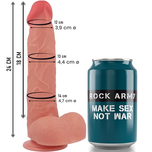 LIQUID SILICONE RAPTOR 24 CM -O- 4.4 CM