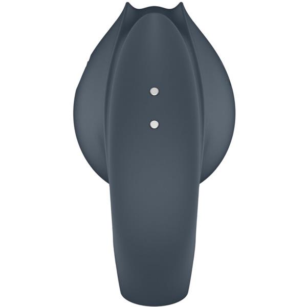 PERFECT PAIR 2 MULTIVIBRATOR 2 IN 1 PENIS RING AND FINGER STIMULATOR GREY