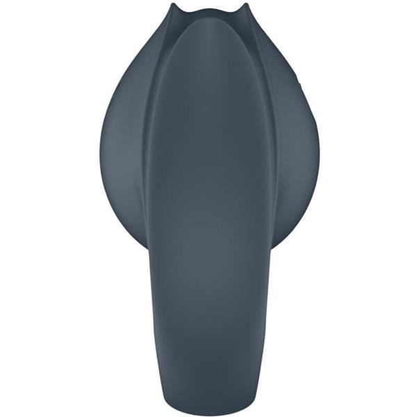 PERFECT PAIR 2 MULTIVIBRATOR 2 IN 1 PENIS RING AND FINGER STIMULATOR GREY