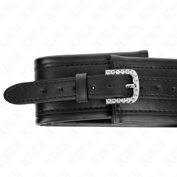 NECKLACE WITH SHINY BUCKLE STRAP 65 CM 48.5 CM X 5.3 CM