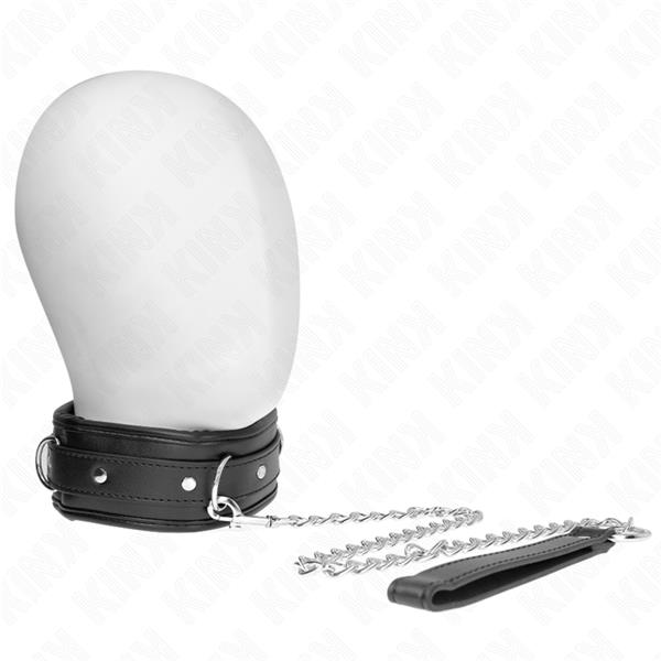 OVRATNICA Z ZAPENJALKO IZ SPUŽVASTEGA USNJA MODEL 3 NASTAVLJIVA 37-54 CM X 3 CM