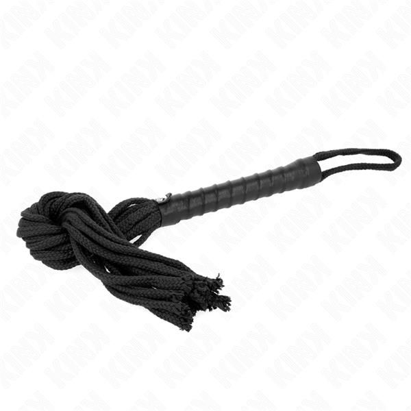 BLACK ROPE WHIP 56 CM