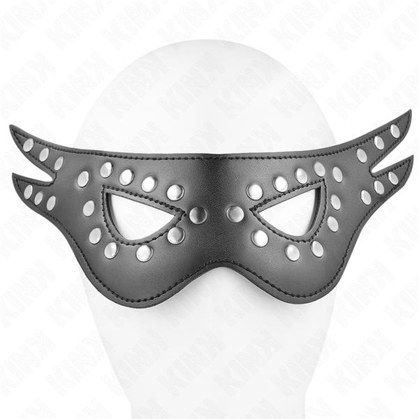 SEXY LEATHERETTE MASK MODEL 1 27 x 13 CM