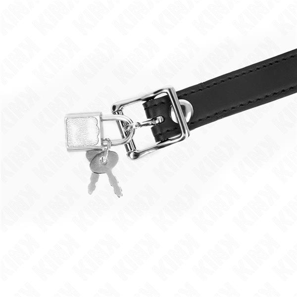 SILICONE BALL 4 CM GAG WITH LOCK 60 x 2 CM