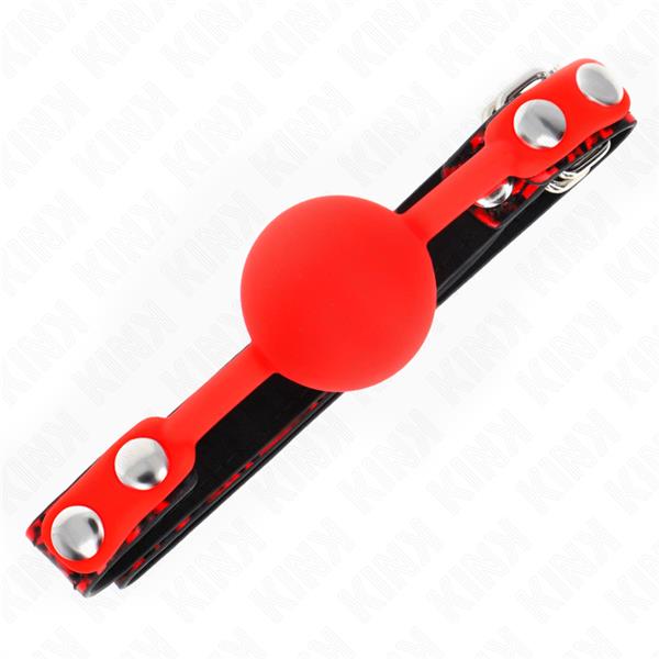 SILICONE BALL 4 CM GAG MODEL 2 60 x 2 CM