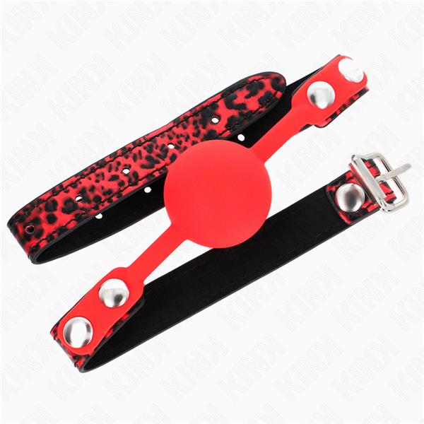 SILICONE BALL 4 CM GAG MODEL 2 60 x 2 CM