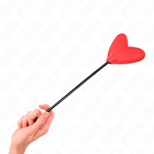 RED HEART SHAPED PALETTE 33 X 10 CM