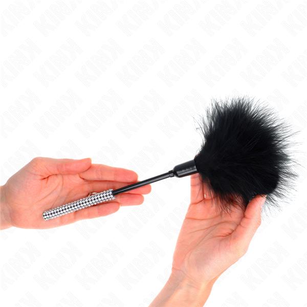 TICKLE FEATHERS WITH RHINESTONE HANDLE 27 CM