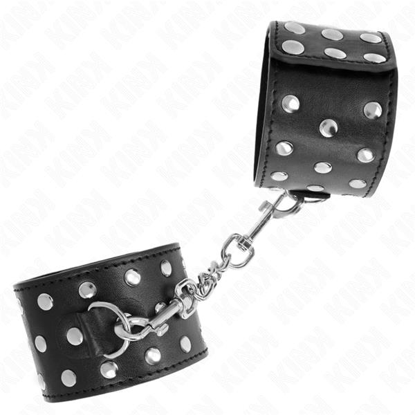 PUNK WRIST RESTRAINTS ADJUSTABLE 19-24 CM X 5.5 CM