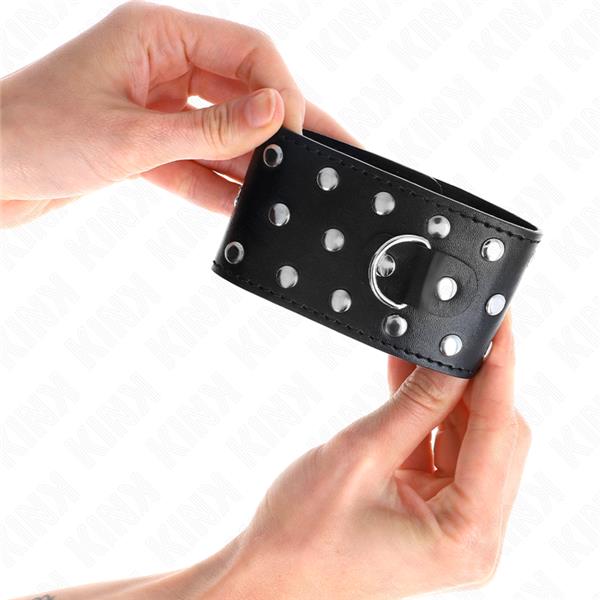 PUNK WRIST RESTRAINTS ADJUSTABLE 19-24 CM X 5.5 CM