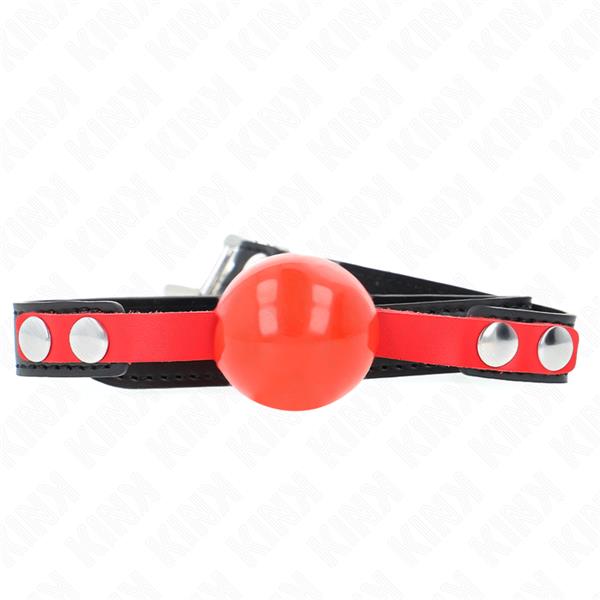 SOFT TPE BALL 4 CM GAG MODEL 4 60 x 2 CM ADJUSTABLE 37-52 CM
