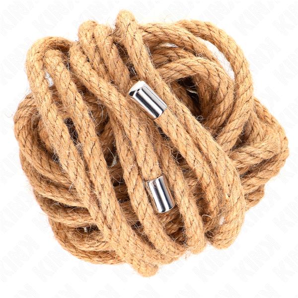 HEMP ROPE WITH METAL HEAD 5 METER