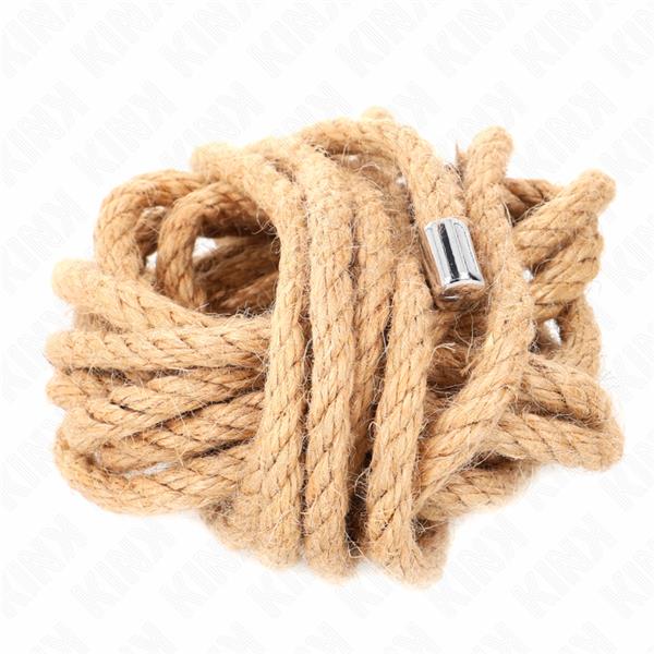 HEMP ROPE WITH METAL HEAD 5 METER