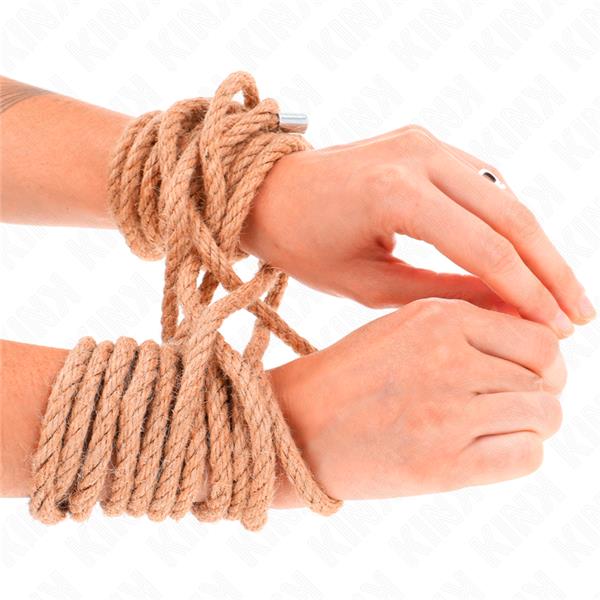 HEMP ROPE WITH METAL HEAD 10 METER