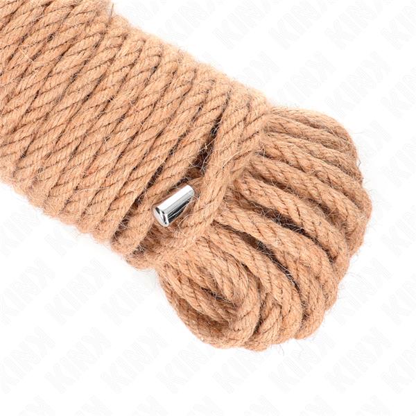 HEMP ROPE WITH METAL HEAD 20 METER