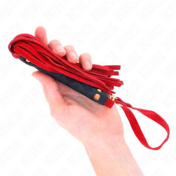RED SUEDE MINI WHIP 30 CM