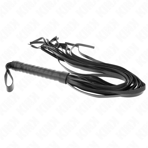 NEGRO SHORT HANDLE LONG TAIL WHIP 70 CM