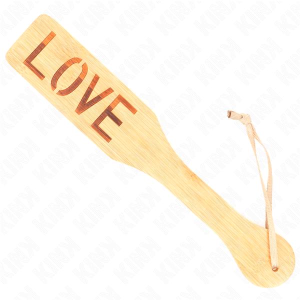BAMBOO PALETTE WORD LOVE 32 X 5.5 CM