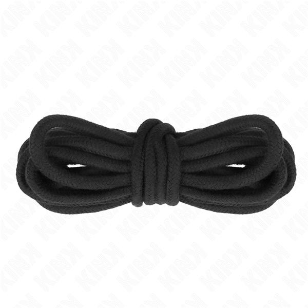 COTTON ROPE 10 METER BLACK