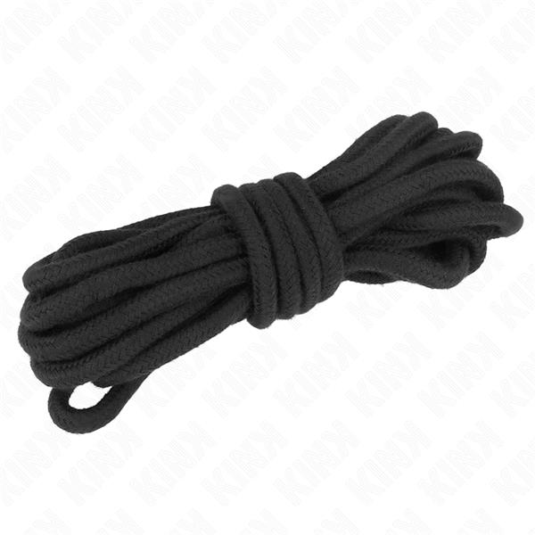 COTTON ROPE 10 METER BLACK