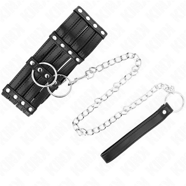 NECKLACE WITH BELT 65 CM SUB STYLE ADJUSTABLE 35-51 CM X 7 CM