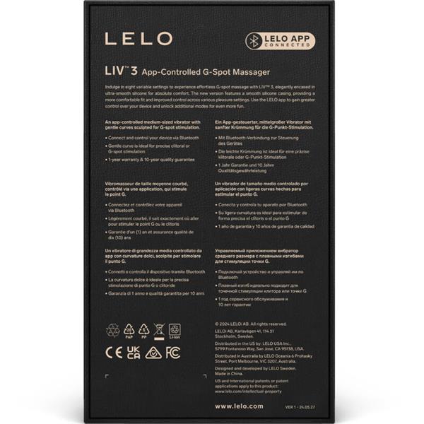 LIV™ 3 G-SPOT STIMULATOR ROZA