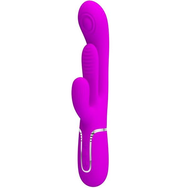 SHANIA TRIPLE RABBIT VIBRATOR MULTIFUNCTION PINK