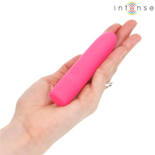 SYMONE USB RECHARGEABLE VIBRATING BULLET 8 VIBRATIONS PINK 10 X 2.2 CM