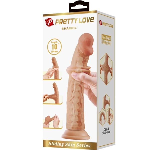 SHARIFE REALISTIC DILDO 25 CM FLESH