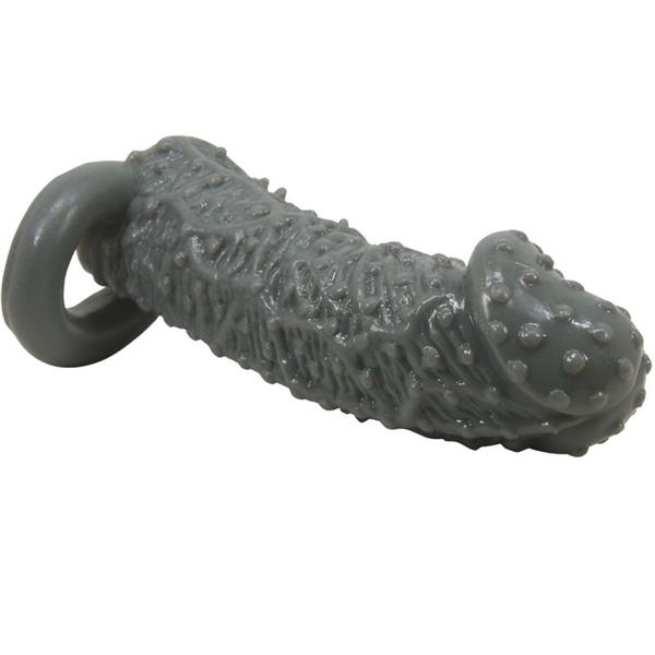 REALISTIC PENIS ENLARGER AND DELAY SLEEVE MODEL 2 GREY