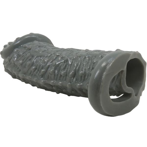 REALISTIC PENIS ENLARGER AND DELAY SLEEVE MODEL 2 GREY