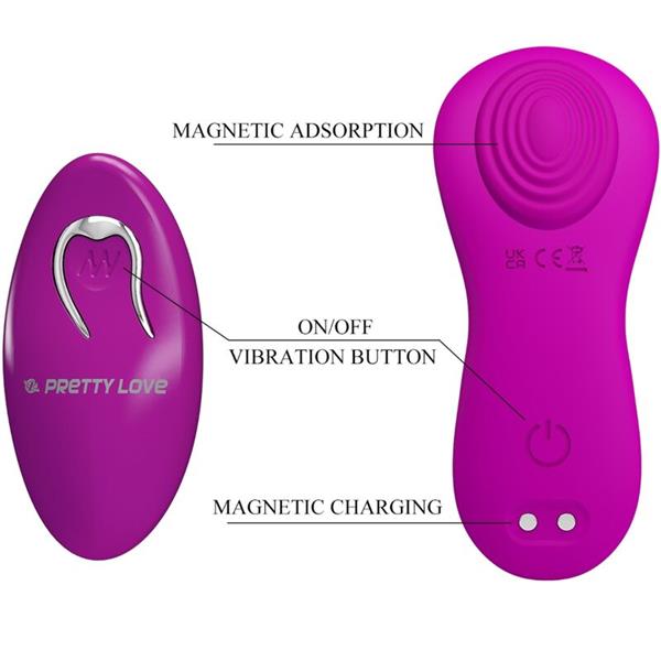 ROMARIO LAY-ON CLITORIS STIMULATOR REMOTE CONTROL PINK