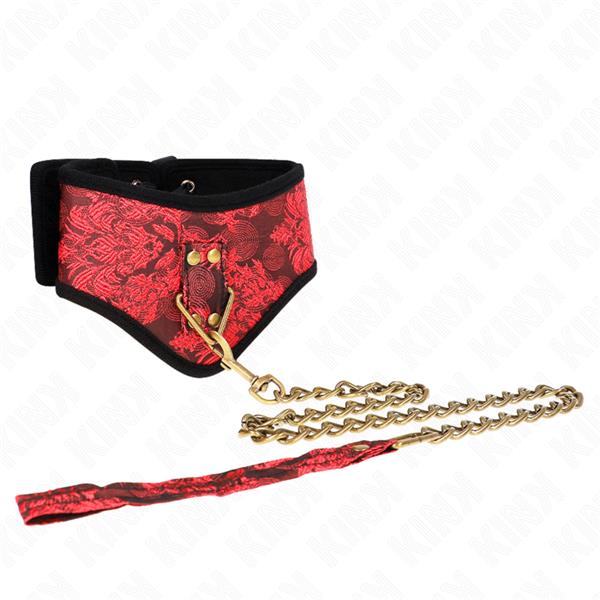 SCANDAL MODEL NECKLACE WITH LACE STRAP 75 CM 44 X 10 CM