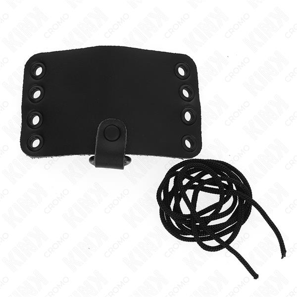 USNJEN PENISOV OBROČ Z ZAVEZAVO IN VRVICAMI