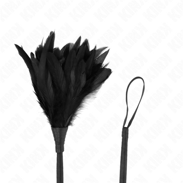 CRNE MAJKE ROGLJASTE PERJE PILETA 36 CM