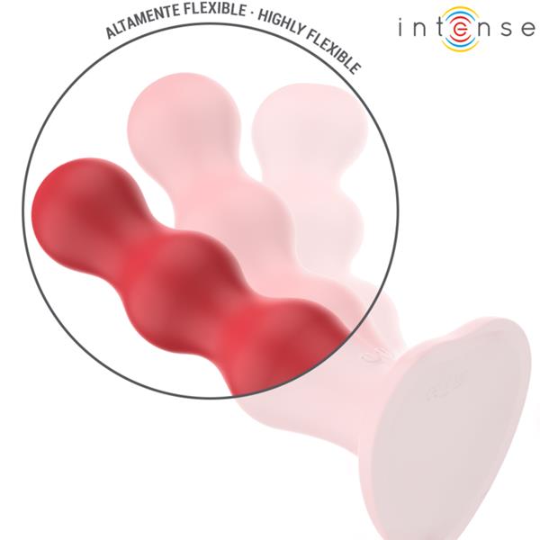 CODY VIBRATOR WITH SUCTION CUP RED REMOTE CONTROL